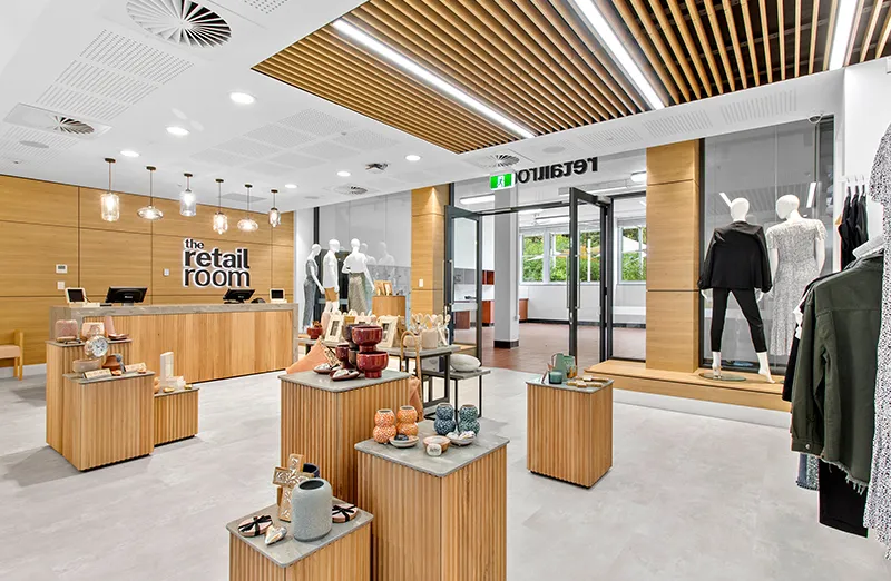 The Retail Room – Bankstown TAFE — fit-out and joinery by VBP Interiors