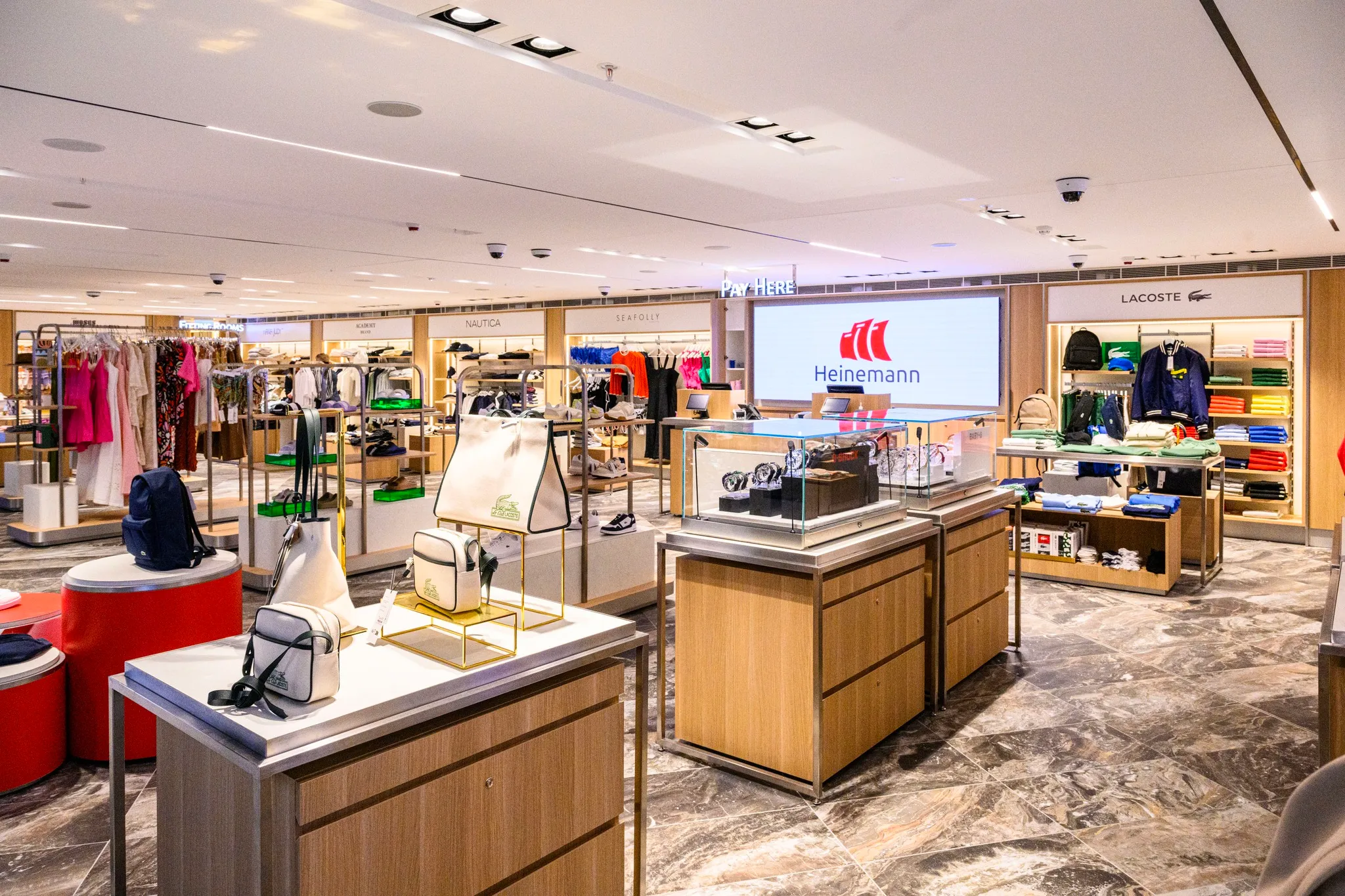 Heinemann Duty Free T2 — fit-out and joinery by VBP Interiors