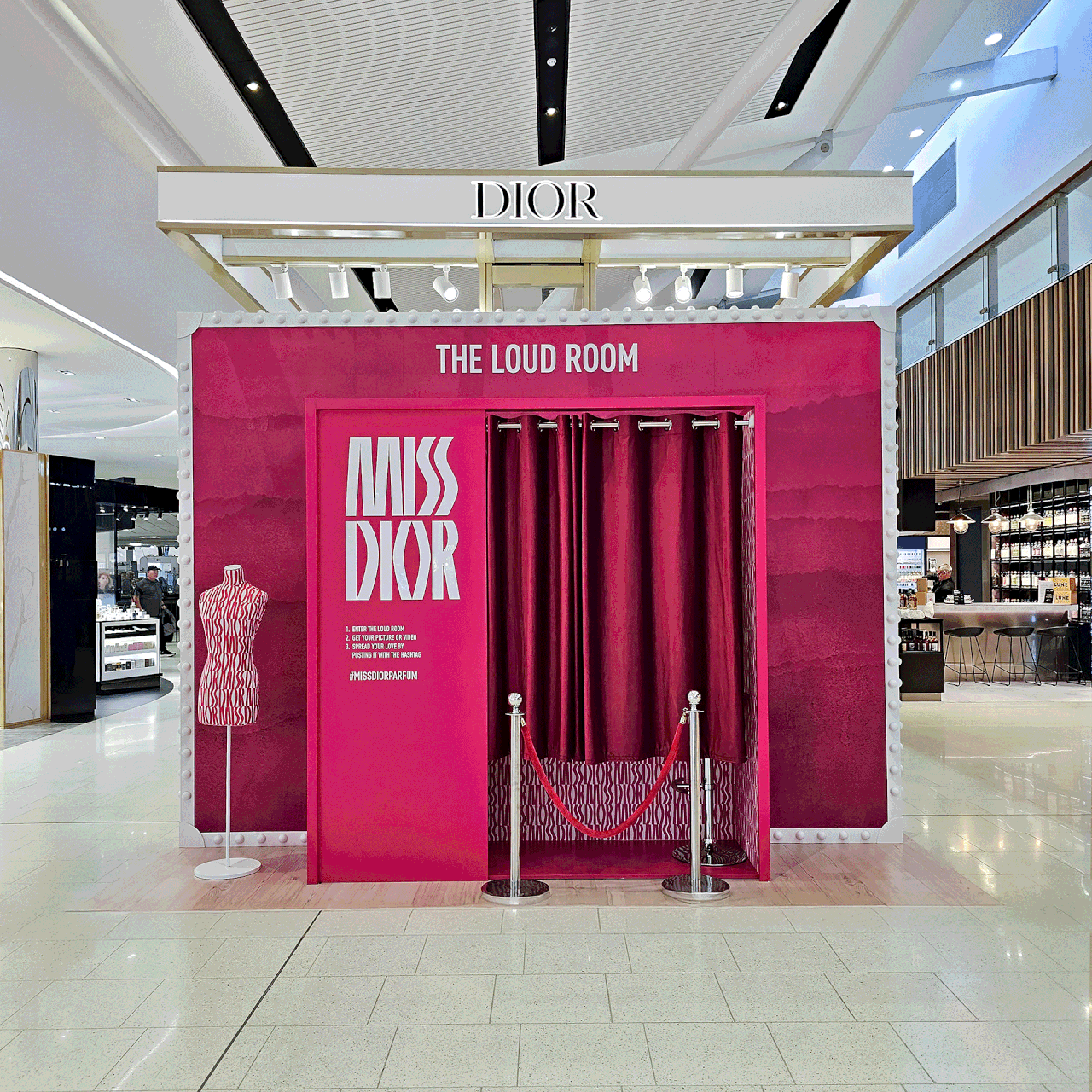 Miss Dior — fit-out and joinery by VBP Interiors